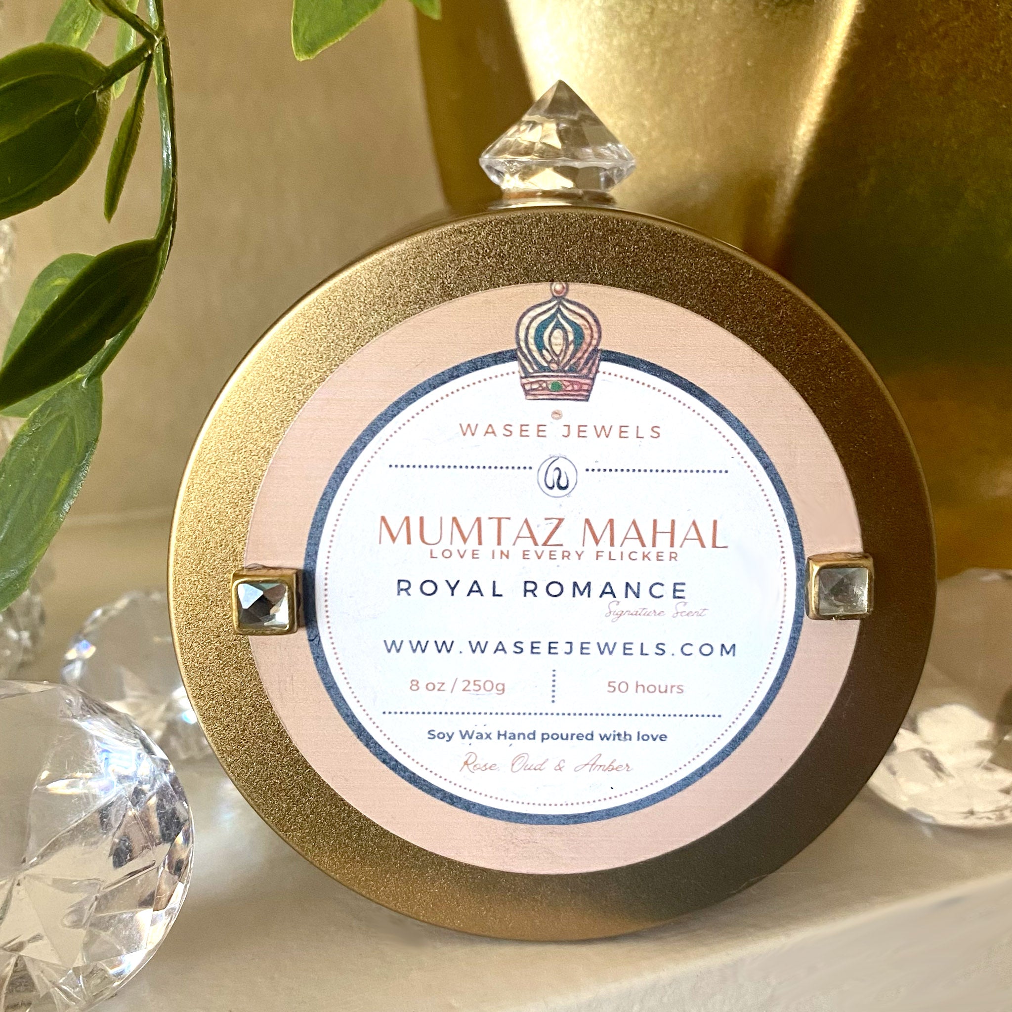 Mumtaz Mahal Royal Romance Candle